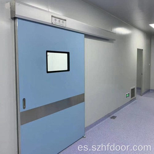 Puerta automática médica hermética